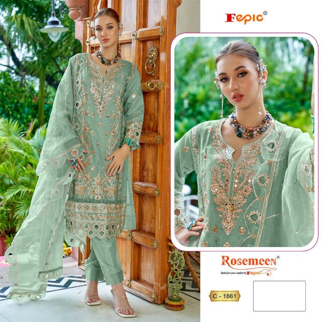 Fepic Rosemeen 1861 catalog pakistani suits wholesalers in hyderabad