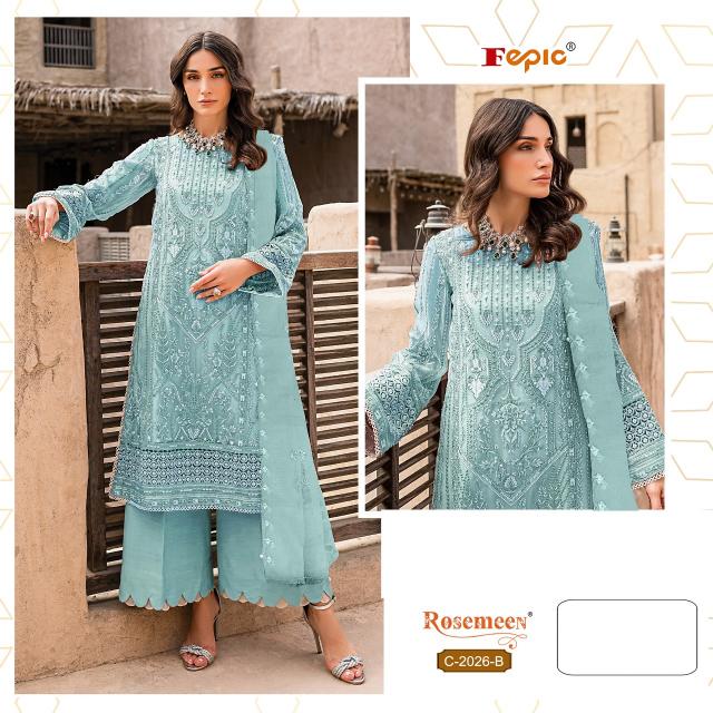 Fepic Rosemeen 2026 catalog pakistani suits wholesale surat