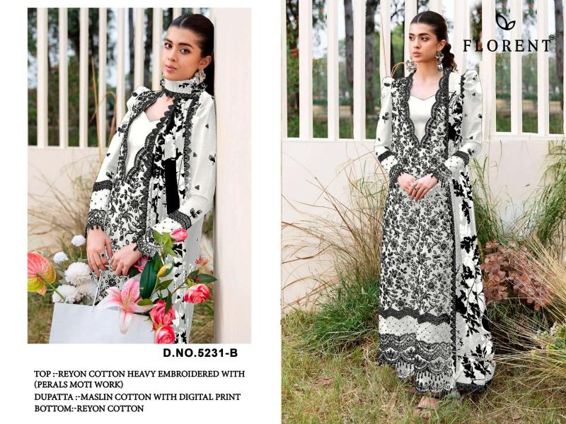 Florent 5231 ABCD Catalog wholesale pakistani suits in surat
