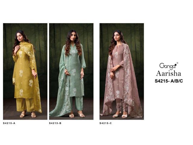 Ganga Aarisha 4215 catalog wholesale salwar suits online
