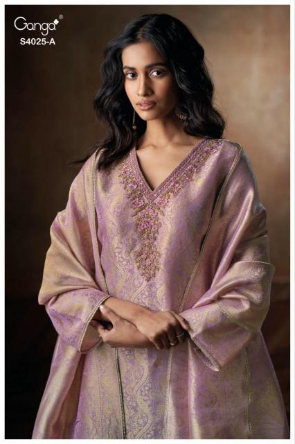 Ganga Arelia 4025 catalog wholesale indian salwar kameez