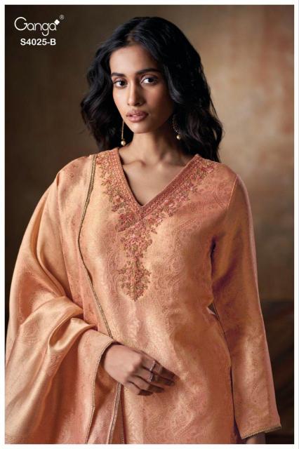Ganga Arelia 4025 catalog wholesale indian salwar kameez