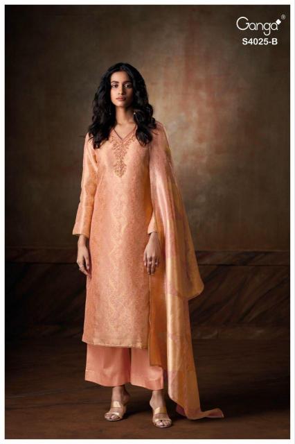 Ganga Arelia 4025 catalog wholesale indian salwar kameez