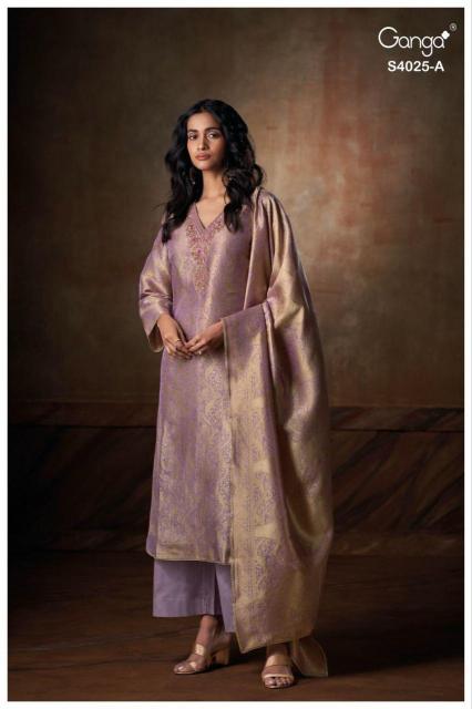 Ganga Arelia 4025 catalog wholesale indian salwar kameez