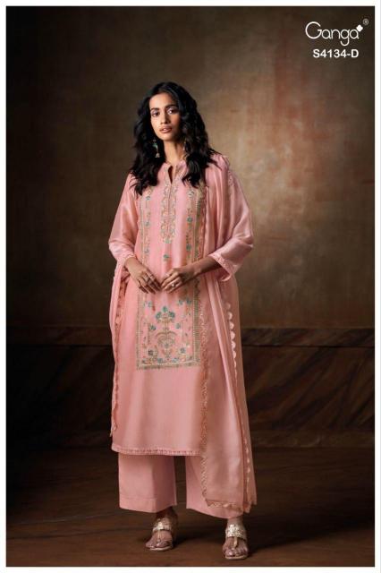 Ganga Bhrisha 4134 catalog salwar kameez wholesalers