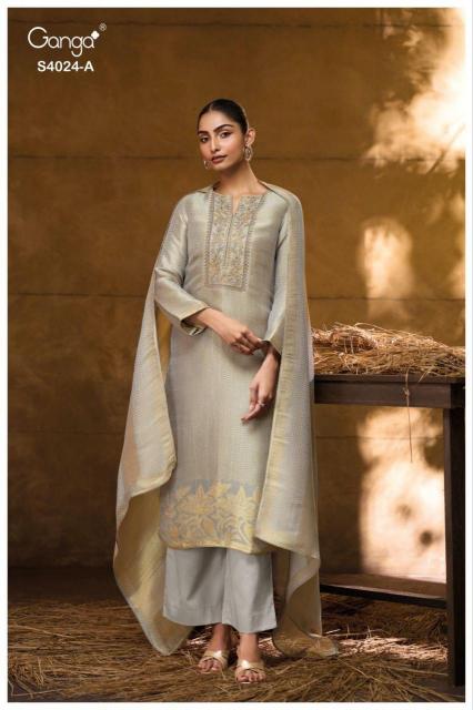 Ganga Catalin 4024 catalog unstitched salwar kameez wholesalers in delhi