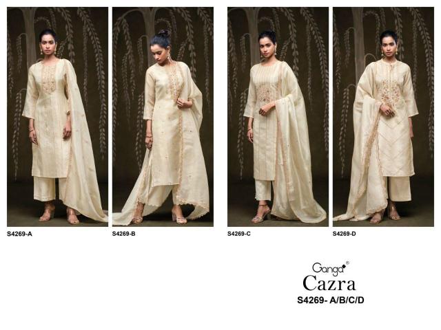 Ganga Cazra 4269 catalog cheap salwar kameez 