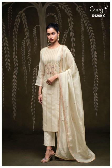 Ganga Cazra 4269 catalog cheap salwar kameez 