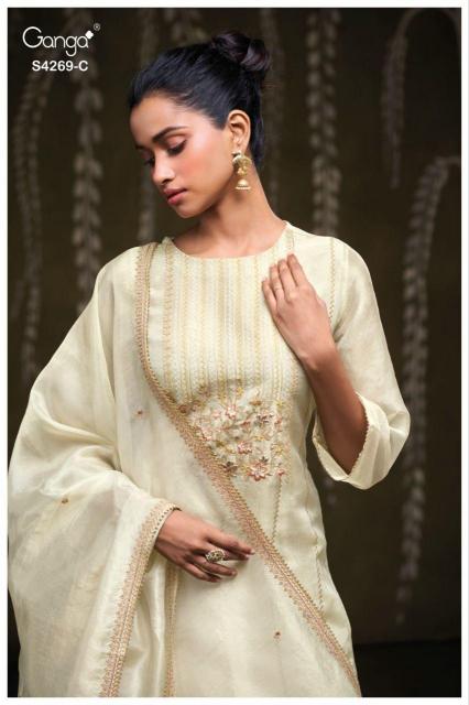 Ganga Cazra 4269 catalog cheap salwar kameez 