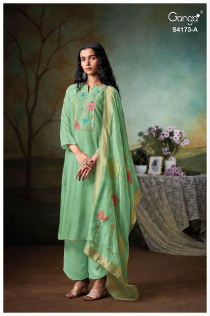 Ganga Ciena 4173 catalog dubai salwar kameez wholesalers