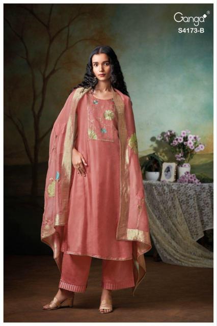 Ganga Ciena 4173 catalog dubai salwar kameez wholesalers