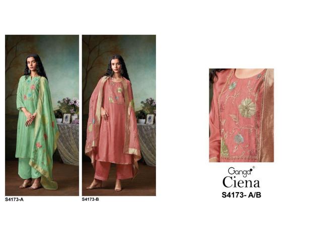 Ganga Ciena 4173 catalog dubai salwar kameez wholesalers