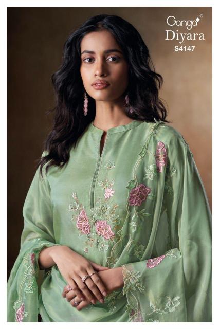 Ganga Diyara 4147 catalog salwar suits wholesale