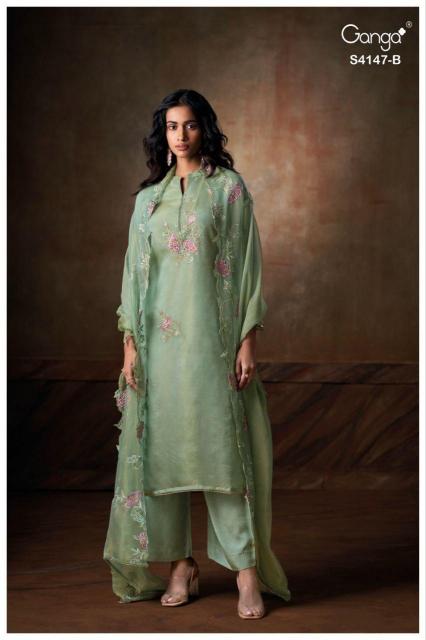 Ganga Diyara 4147 catalog salwar suits wholesale