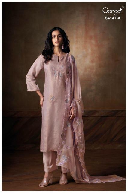 Ganga Diyara 4147 catalog salwar suits wholesale