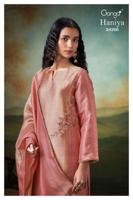 Ganga Haniya 4266 catalog wholesale market for salwar kameez in delhi