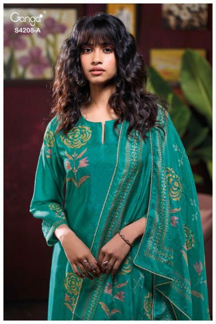 Ganga Inaika 4208 catalog surat salwar kameez wholesale online