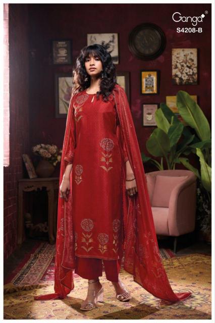 Ganga Inaika 4208 catalog surat salwar kameez wholesale online