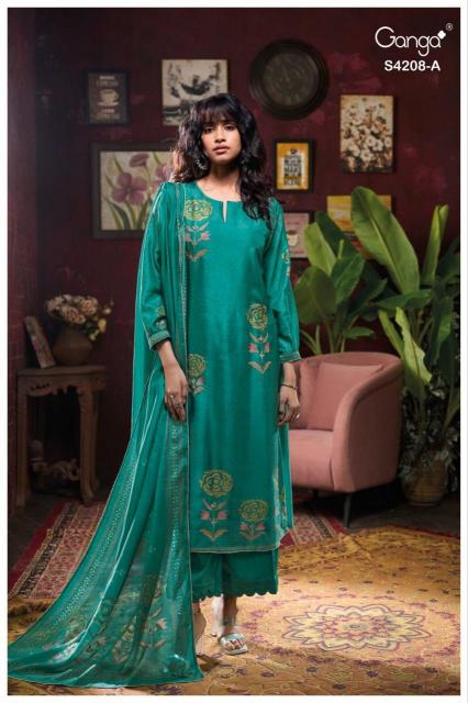 Ganga Inaika 4208 catalog surat salwar kameez wholesale online