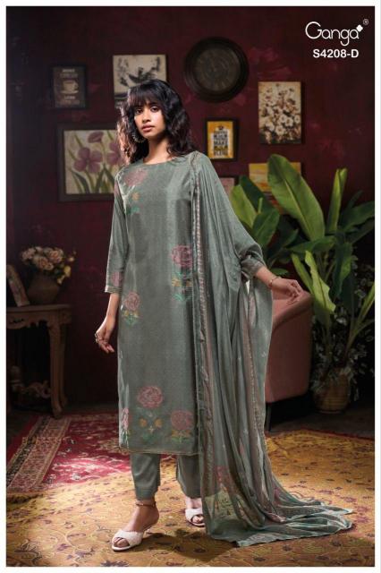 Ganga Inaika 4208 catalog surat salwar kameez wholesale online