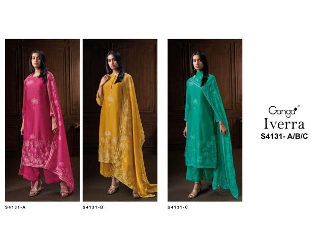 Ganga Iverra 4131 catalog wholesale salwar kameez online in india