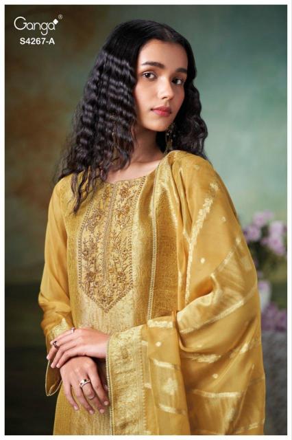 Ganga Ivrya 4267 catalog wholesale salwar suits online