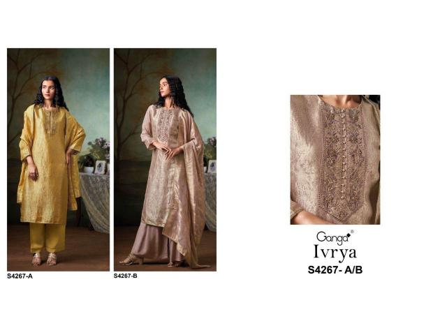 Ganga Ivrya 4267 catalog wholesale salwar suits online
