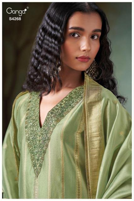 Ganga Jasmira 4268 catalog wholesale suppliers of salwar kameez in kolkata