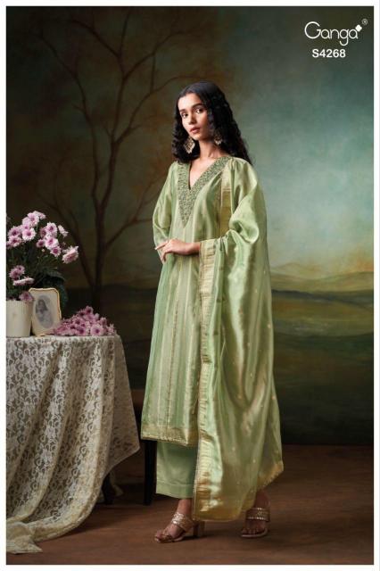 Ganga Jasmira 4268 catalog wholesale suppliers of salwar kameez in kolkata