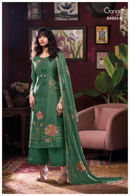Ganga Kavisha 4303 catalog salwar kameez india wholesale