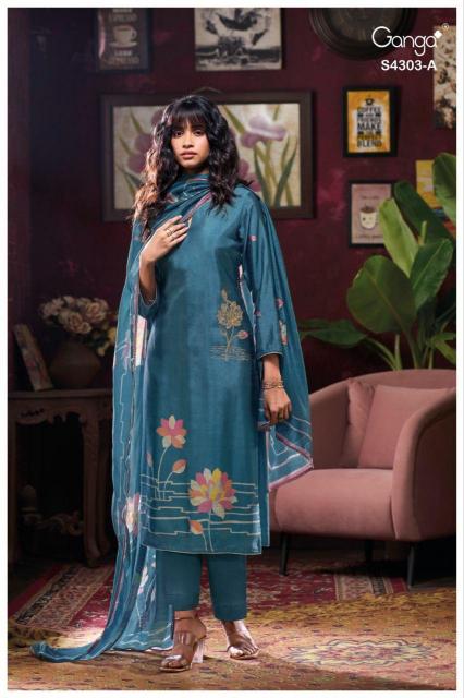 Ganga Kavisha 4303 catalog salwar kameez india wholesale