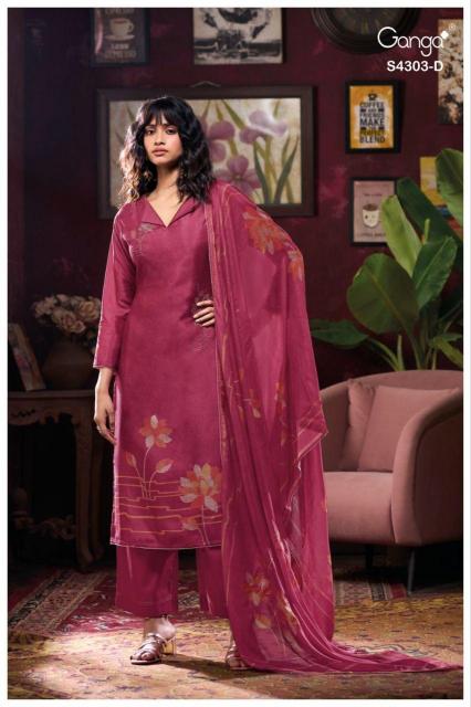 Ganga Kavisha 4303 catalog salwar kameez india wholesale