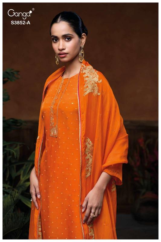 Ganga Klyra 3852 catalog wholesale salwar kameez in jaipur