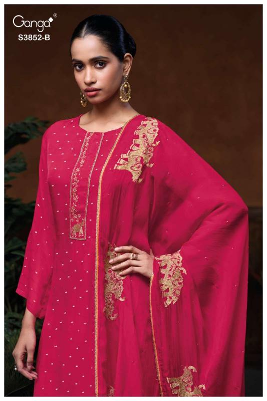 Ganga Klyra 3852 catalog wholesale salwar kameez in jaipur