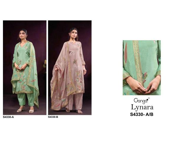 Ganga Lynara 4330 catalog surat salwar kameez wholesale online