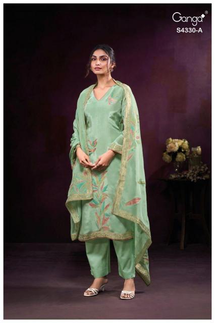 Ganga Lynara 4330 catalog surat salwar kameez wholesale online