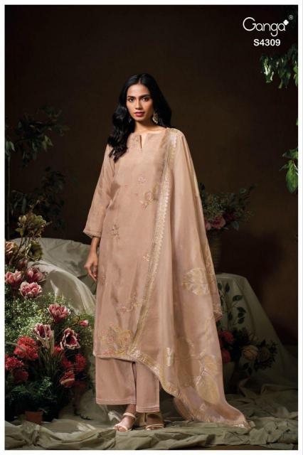 Ganga Maisha 4309 catalog wholesale indian salwar kameez