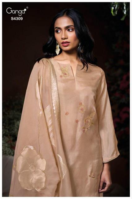 Ganga Maisha 4309 catalog wholesale indian salwar kameez