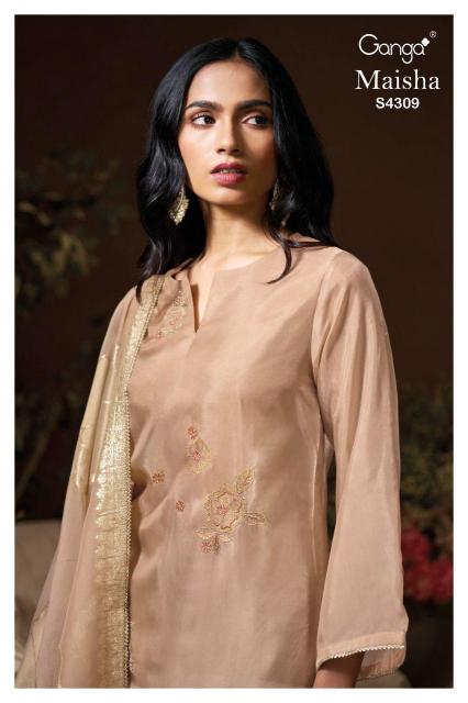 Ganga Maisha 4309 catalog wholesale indian salwar kameez