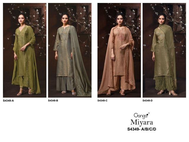 Ganga Miyara 4349 catalog salwar kameez wholesale surat gujarat
