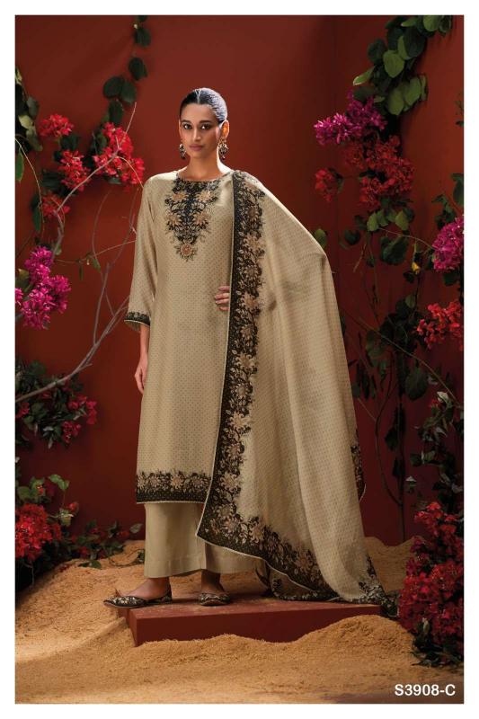 Ganga Mystara 3908 catalog wholesale salwar kameez suppliers in surat 
