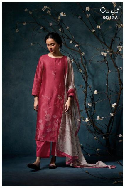Ganga Nayra 4212 catalog wholesale salwar kameez market in bangalore
