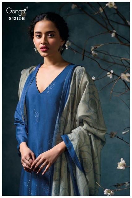 Ganga Nayra 4212 catalog wholesale salwar kameez market in bangalore