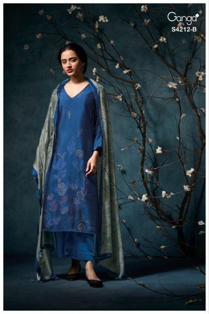 Ganga Nayra 4212 catalog wholesale salwar kameez market in bangalore