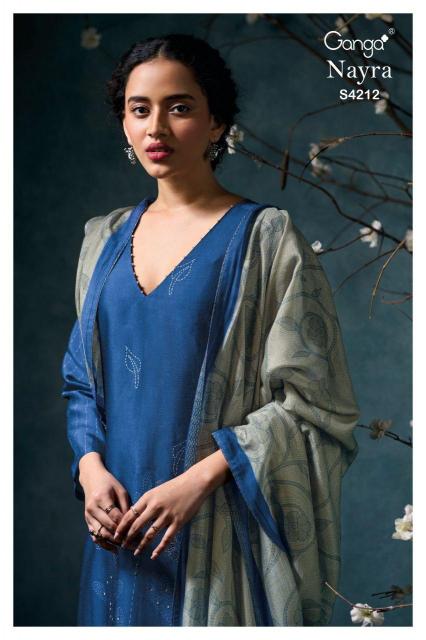 Ganga Nayra 4212 catalog wholesale salwar kameez market in bangalore
