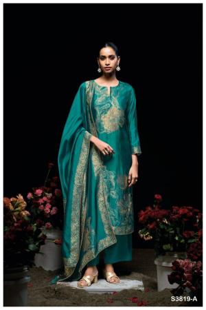 Ganga Nyasha 3819 catalog salwar kameez wholesaler in ahmedabad