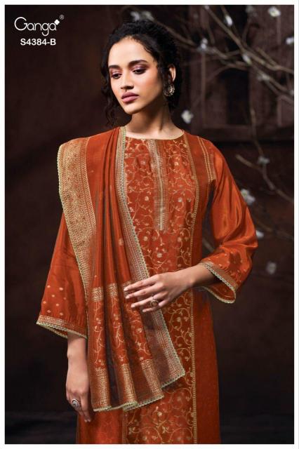 Ganga Oshea 4384 catalog www salwar kameez wholesale com