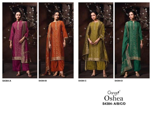Ganga Oshea 4384 catalog www salwar kameez wholesale com