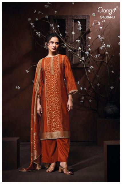 Ganga Oshea 4384 catalog www salwar kameez wholesale com