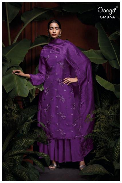 Ganga Quina 4197 catalog wholesale salwar suit suppliers